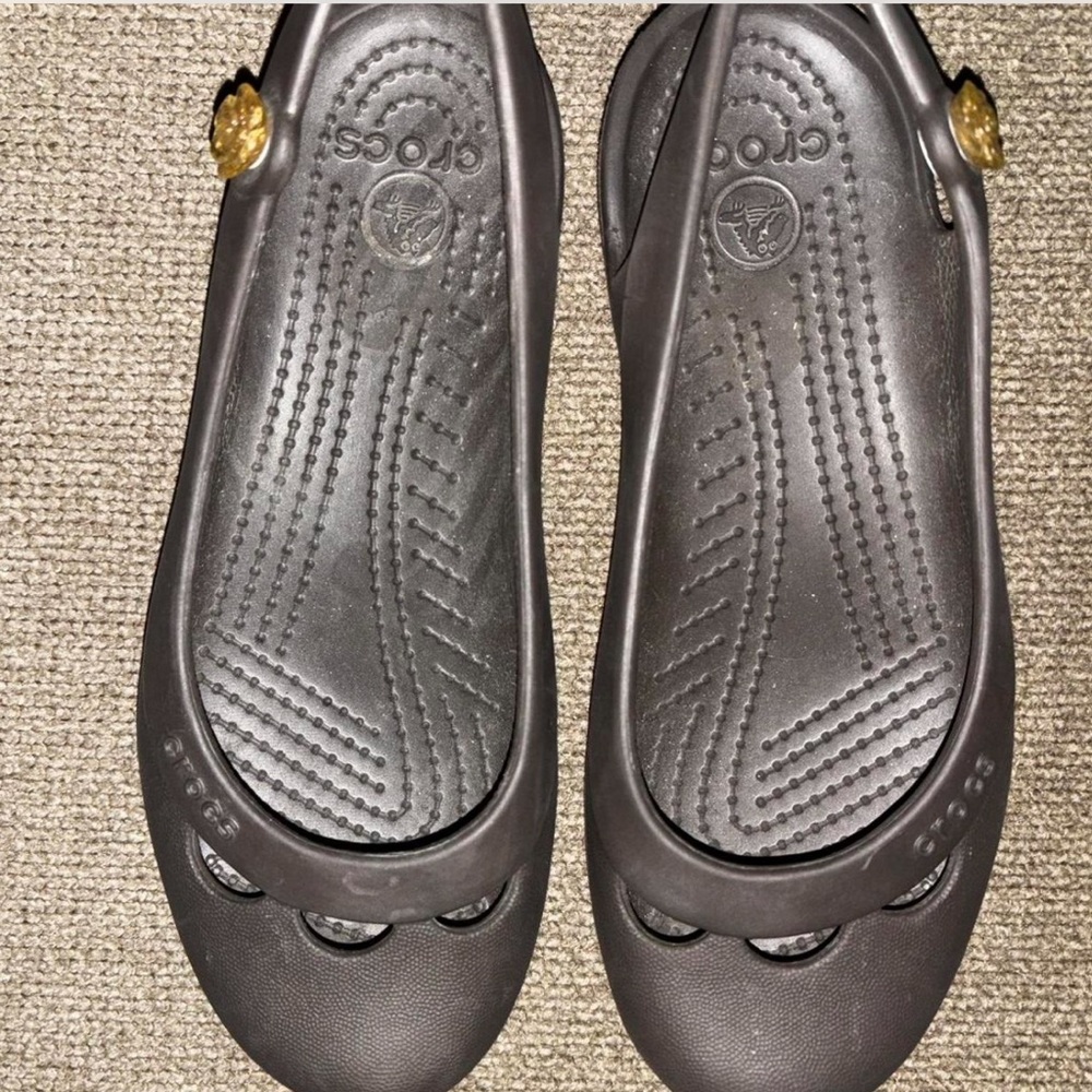 Crocs Brown Ballerina Flats